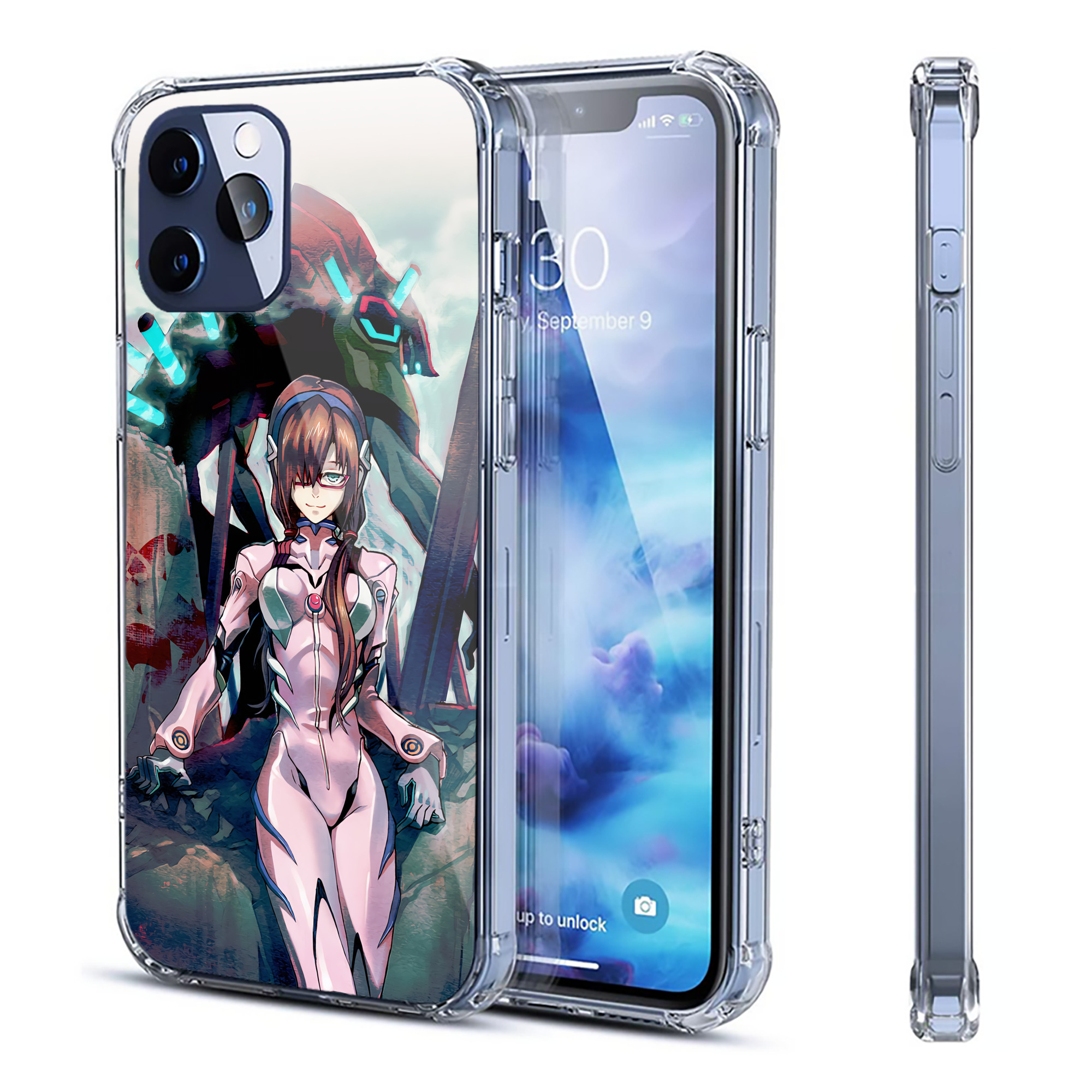 （画像用） EVA 新世紀エヴァンゲリオン 【iPhone 12シリーズ対応】透明スマホケース（クリアソフトケース）